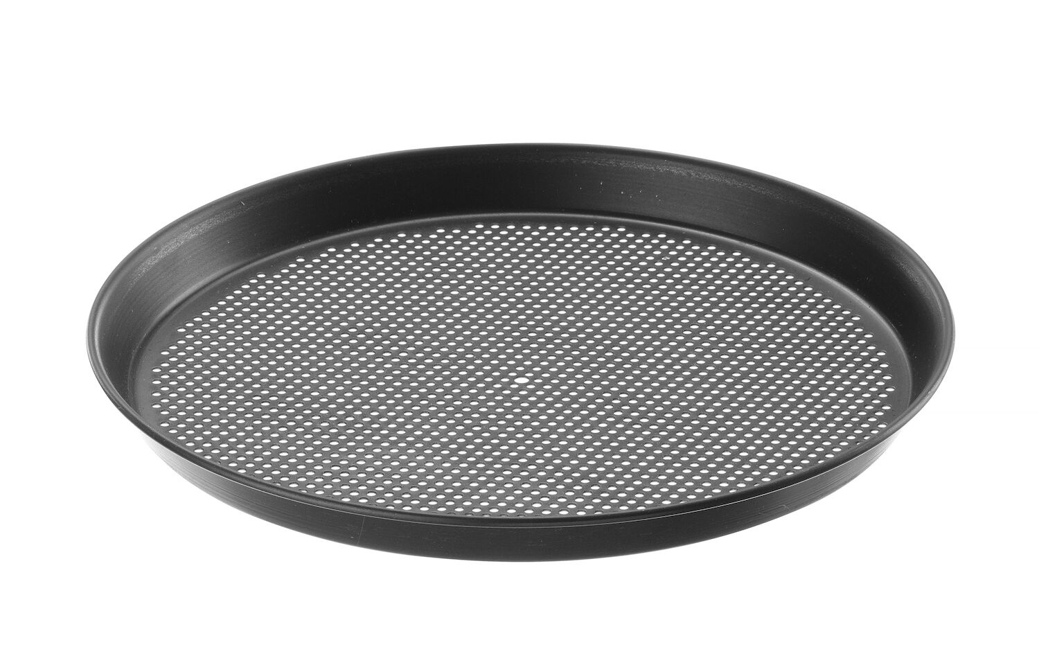 Hendi Pizzapan Geperforeerd - Koolstofstaal - Ø260x(H)25mm