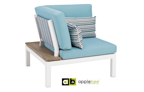 AppleBee tuinmeubelen Apple Bee | Pebble Beach Blauw | Corner AppleBee tuinmeubelen Apple Bee | Pebble Beach Blauw | Corner