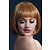Professionele pruik kort auburn Mia