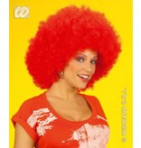 Pruik Afro rood extra krul elite