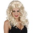Pruik lang blond haar Jody
