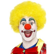 Crazy krulpruik geel