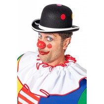 Bolhoed Clown met noppen zwart