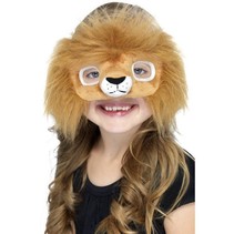Oogmasker kind Leeuw pluche