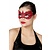 Masker stof met steentjes rood