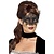 Elegante geborduurde oogmasker met kant zwart