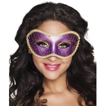 Oogmasker Merel paars