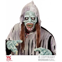 Masker besmette zombie met haar