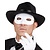 Oogmasker wit
