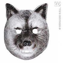 Plastic kindermasker wolf