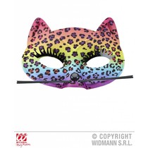 Oogmasker luipaard regenboog