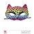 Oogmasker luipaard regenboog