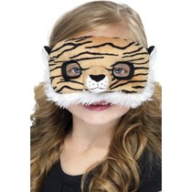 Oogmasker kind tijger pluche