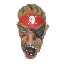 Masker halloween piraat + snor foam