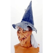 Masker heks vrouw met haar