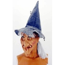 Masker heks vrouw met haar