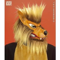 Masker Wolf met haar