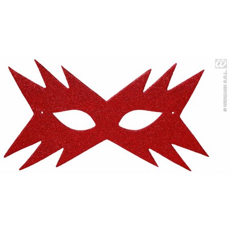 Oogmasker ster rood