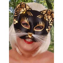 Oogmasker kat glitter