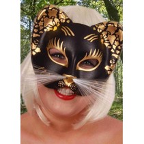 Oogmasker kat glitter