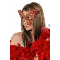 Masker vlinder rood