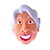 Sarah 50 jaar masker plastic