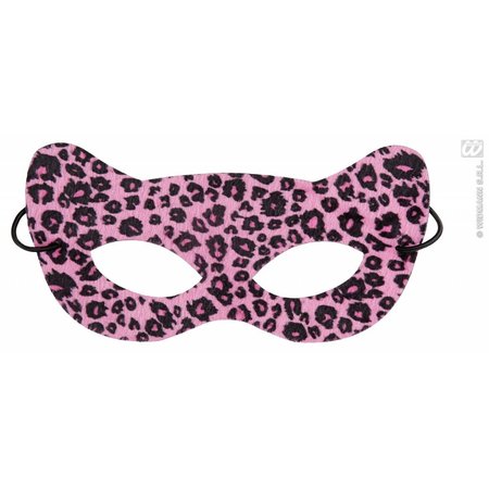 Oogmasker roze luipaard