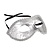 Oogmasker Merel Zilver