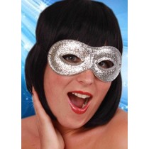 Oogmasker Zilver Glitter