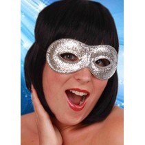 Oogmasker Zilver Glitter