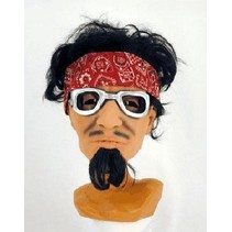 Masker met haar Rock/Hippy