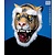 Tijger masker met haar