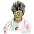 Halfgezicht masker Zombie