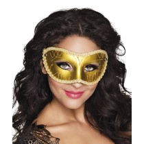 Oogmasker Merel goud