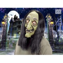 Masker Heks met pruik