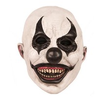 Masker Horror Clown Zwart Wit