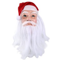 Masker Kerstman met muts en baard