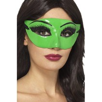 Oogmasker groen heks