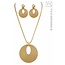 Set Romeinse ketting + oorbellen