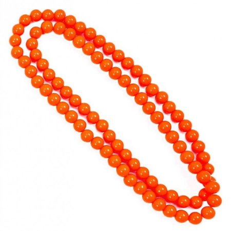 Ketting 100cm neon oranje