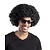 Pruik afro zwart Biton