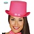Hoge hoed satijn roze