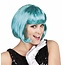 Pruik bobline new look turquoise