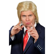 Pruik Donald blond