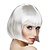 Pruik bobline new look wit
