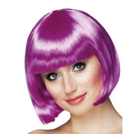 Pruik bobline new look ice purple