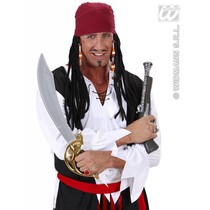 Carribische Piratenpruik met Bandana