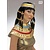 Pruik Cleopatra inclusief hoofdband en kraag