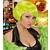 Pruik Valentina neon groen