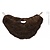 Baard met snor bruin